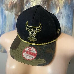 Chicago Bulls New Era NBA 9FIFTY 950 SnapBack trucker cap hat med large